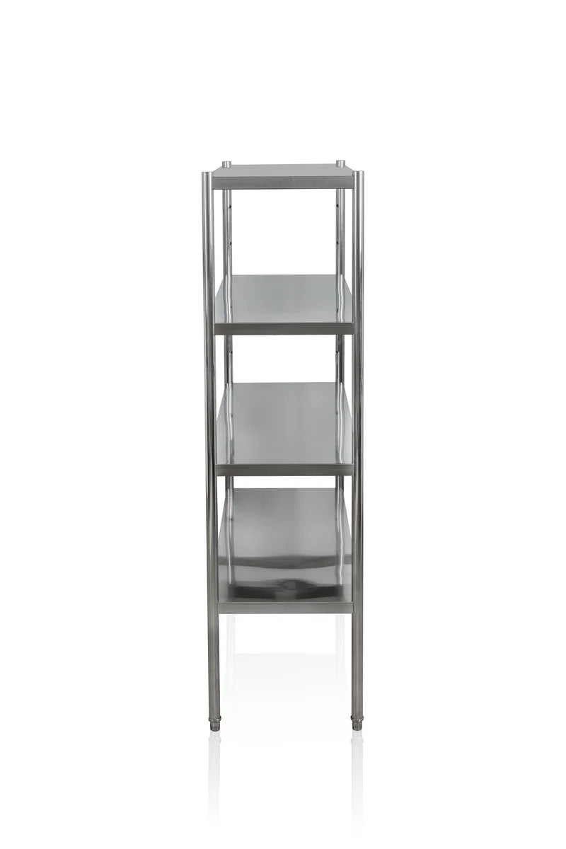 Étagère en inox AISI 201 Basic 1200x500x1800 mm, à monter soi-même