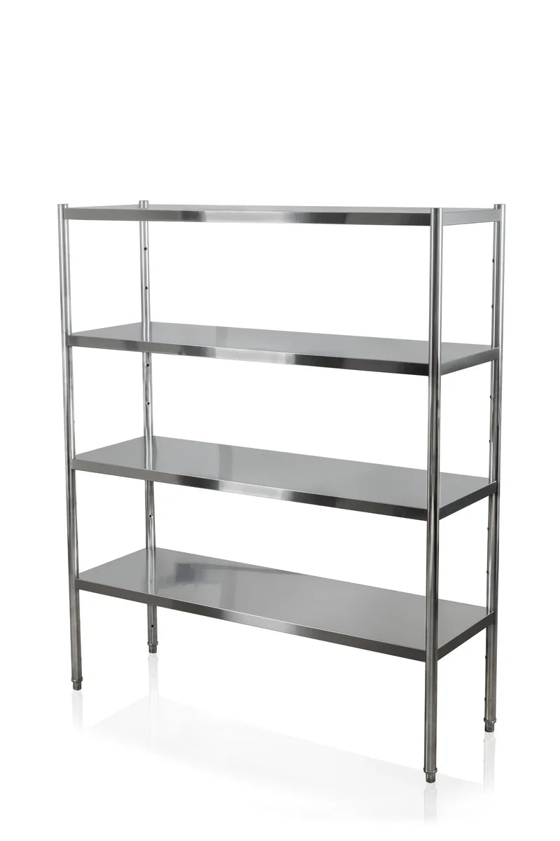 Étagère en inox AISI 201 Basique 1500x500x1800 mm, à monter soi-même