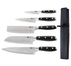 Tsuki Set de couteaux 5 pièces avec sacoche