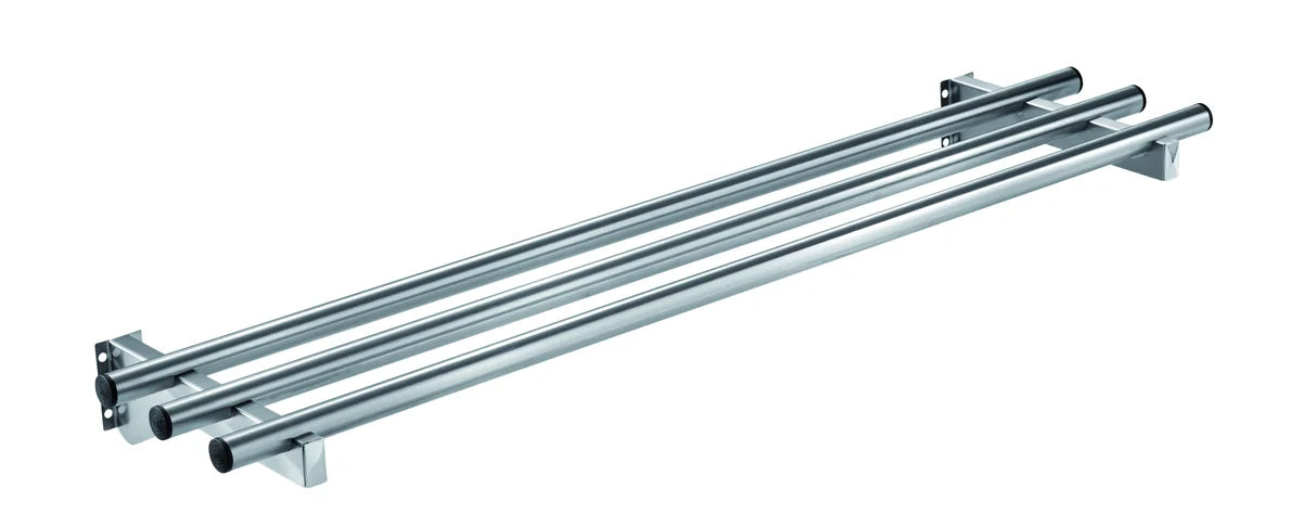 Glissière à plateaux en inox PROFI rabattable 1000x300