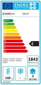 Table réfrigérée négative Coreco US Range 700 -1/0