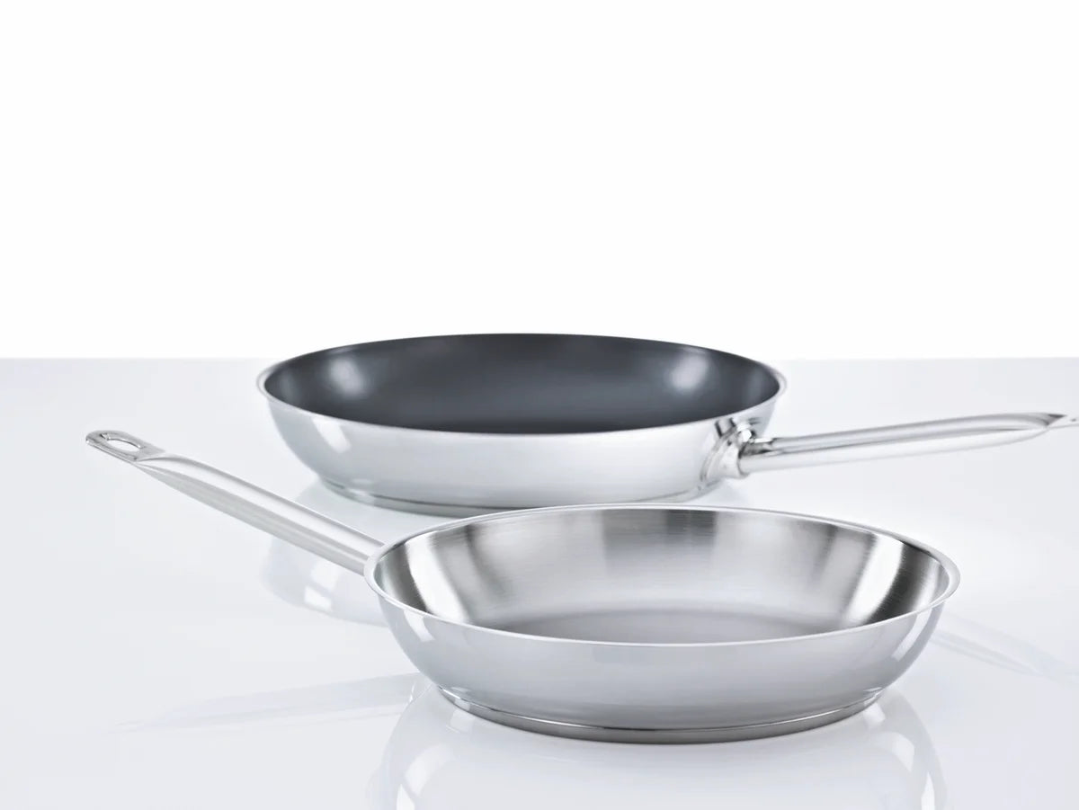 Lot de 4 poêles en inox Industar - 20 cm