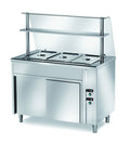 Table de maintien au chaud PROFI ventilée avec portes coulissantes 1200x700x890 - 3x GN 1/1