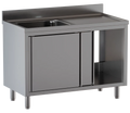 Armoire plonge ECO 14x6 avec 1 bac à gauche