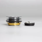 [ET] Bonde d’évacuation en métal avec tube de trop-plein et bouchon pour tables de plonge Basic