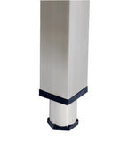 Table de lavage Basic 10x7 avec 1 cuve à droite, dosseret et étagère inférieure