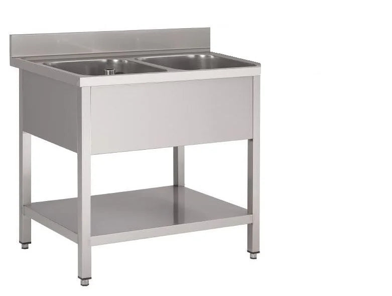 Plonge Basic 12x7 avec 2 éviers