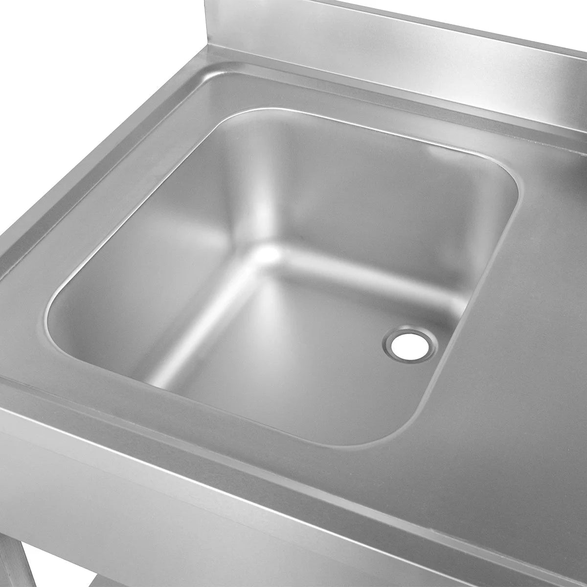 Plonge passage lave-vaisselle Basic 12x6 avec 1 bac à gauche