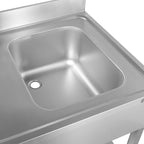 Plonge passage lave-vaisselle Basic 12x6 avec 1 bac à droite