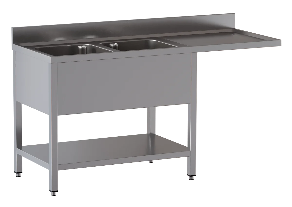 Centre de plonge ECO 18x6 avec 2 bacs à gauche