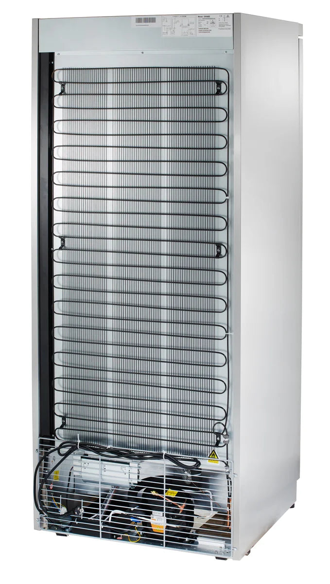 Armoire réfrigérée ECO 380 litres de volume réfrigéré, avec 1 porte, verrouillable, inox