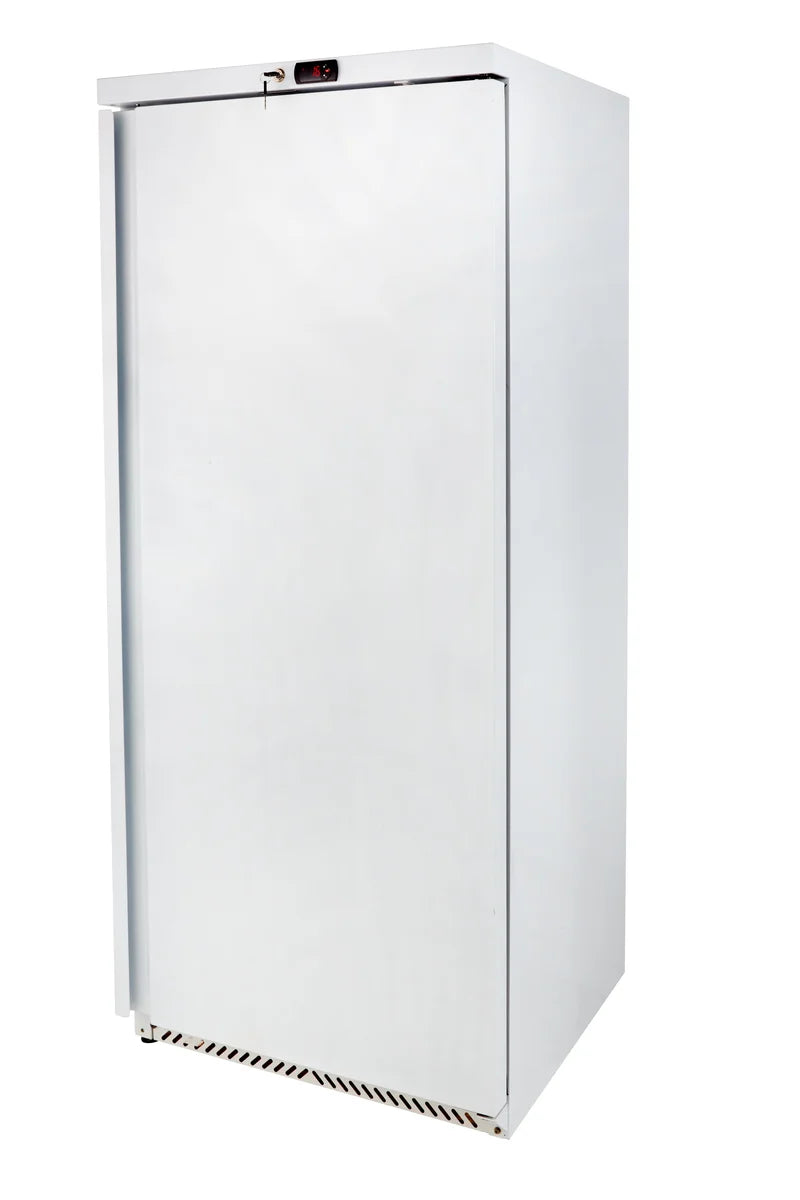 Armoire réfrigérée ECO – volume réfrigéré 590 litres, avec 1 porte, verrouillable, blanche