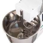 Pétrin à spirale PROFI 33 Litres 230V avec roulettes - tête fixe
