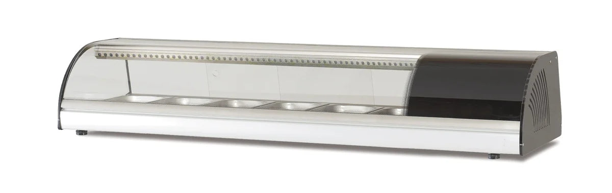 Vitrine à sushi PROFI 6x1/3 GN - vitre arrondie
