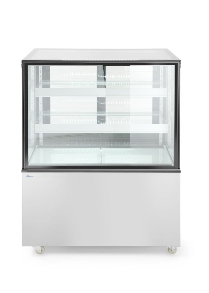 Vitrine réfrigérée avec 2 étagères, Arktic, 300L, 230V/480W, 994x677x(H)1230mm