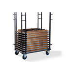 Chariot de transport Feros, pour tables de banquet rectangulaires