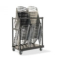 Chariot de transport universel Feros, pour chaises empilables et tabourets de bar, 1050 x 610 x 1260 mm
