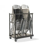Chariot de transport universel Feros, pour chaises empilables et tabourets de bar, 1050 x 610 x 1260 mm