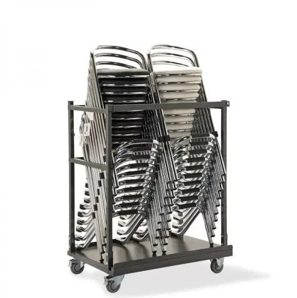 Chariot de transport universel Feros, pour chaises empilables et tabourets de bar, 1050 x 610 x 1260 mm