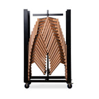Feros Keeve Chariot de transport pour cadres jusqu’à 30 cadres, 475 x 1090 x 1950 mm