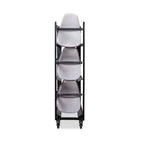 Feros Keeve chariot de transport sans accoudoirs pour jusqu’à 60 coques d’assise sans accoudoirs, 535 x 1205 x 1950 mm