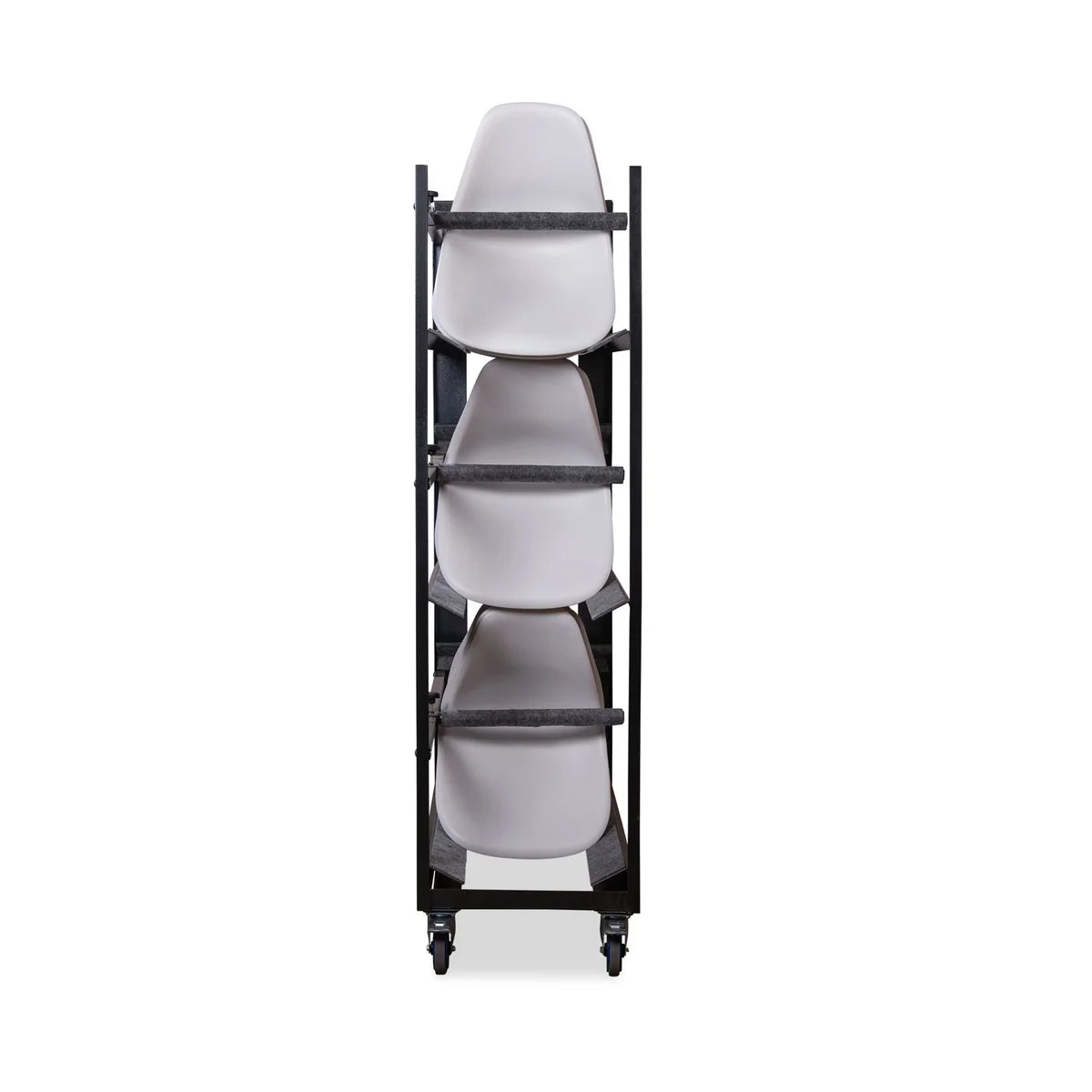 Feros Keeve chariot de transport sans accoudoirs pour jusqu’à 60 coques d’assise sans accoudoirs, 535 x 1205 x 1950 mm