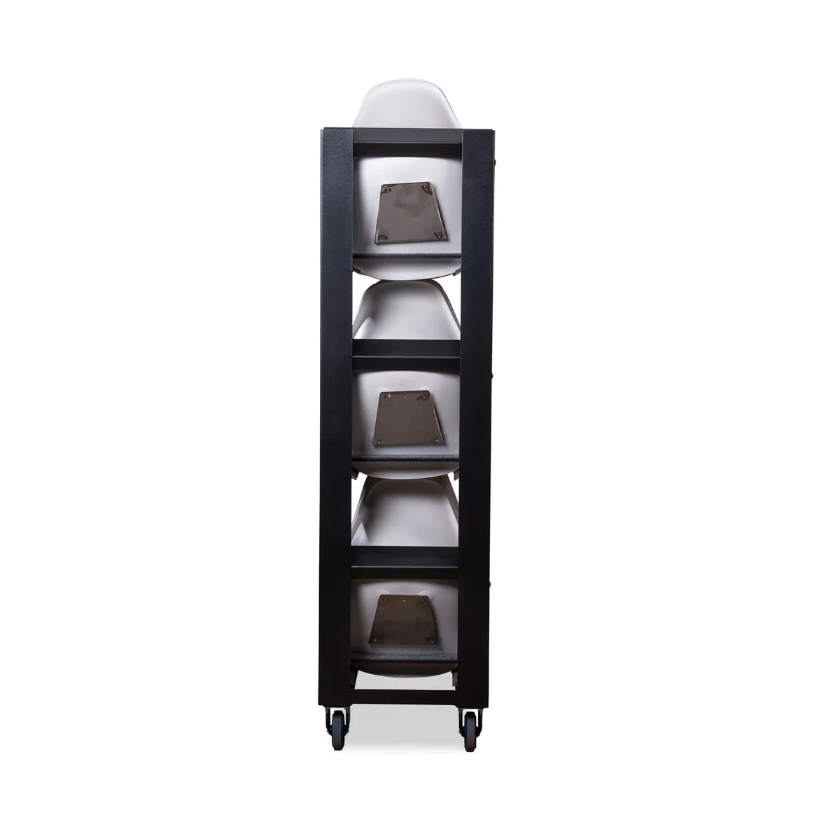 Feros Keeve chariot de transport sans accoudoirs pour jusqu’à 60 coques d’assise sans accoudoirs, 535 x 1205 x 1950 mm