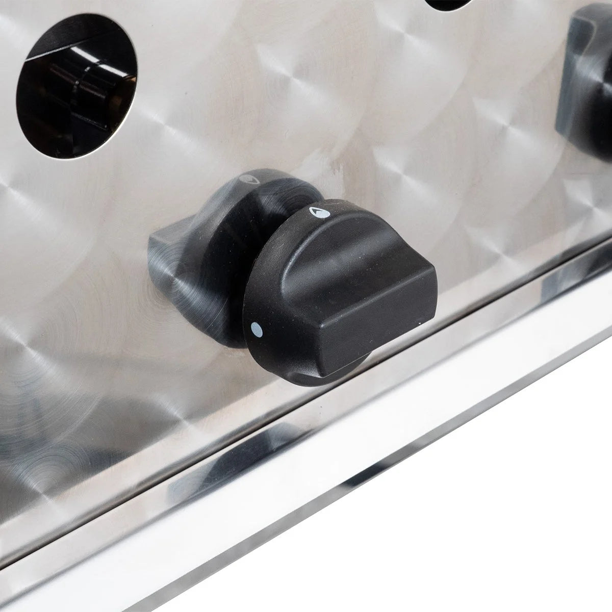 grill à gaz avec 3 brûleurs 10 kW, 650 x 570 x 270 mm