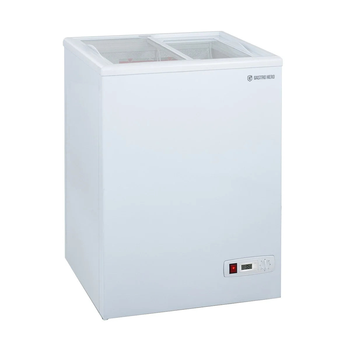 Congélateur coffre ECO 100 avec couvercle coulissant en verre