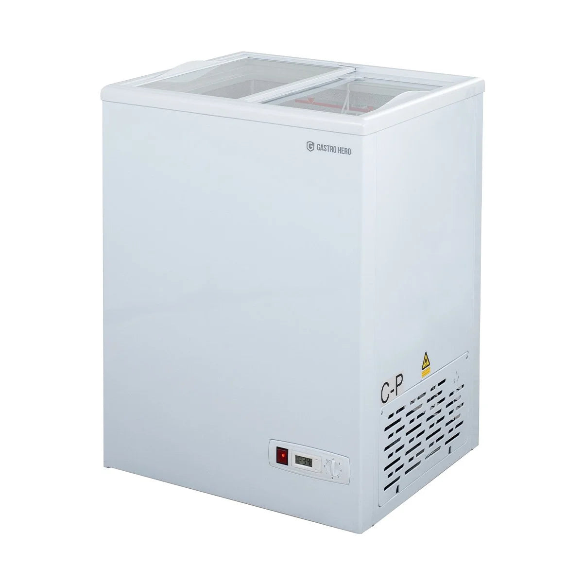 Congélateur coffre ECO 100 avec couvercle coulissant en verre
