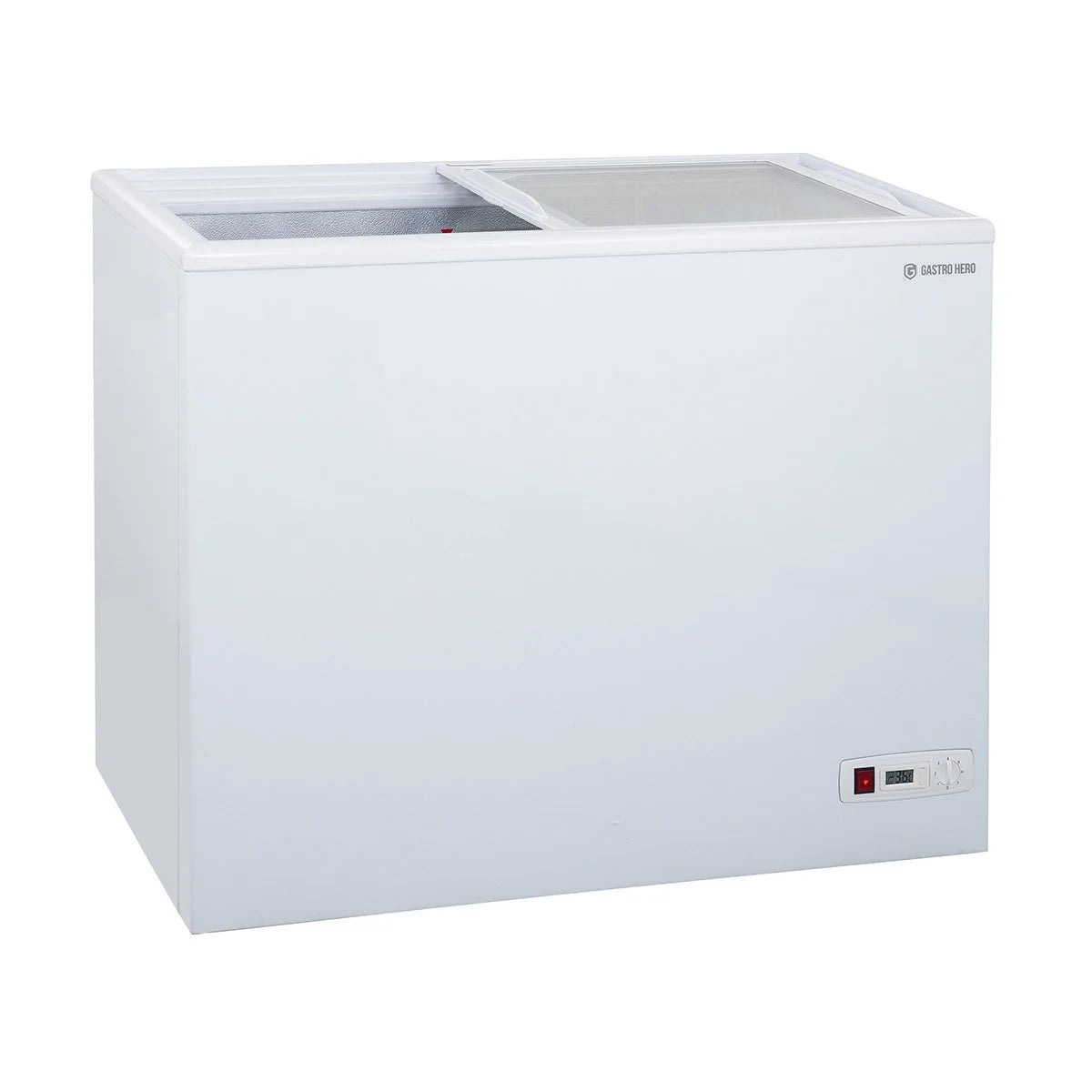 Congélateur coffre ECO 200 avec couvercle coulissant en verre