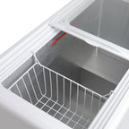 Congélateur coffre ECO 200 avec couvercle coulissant en verre