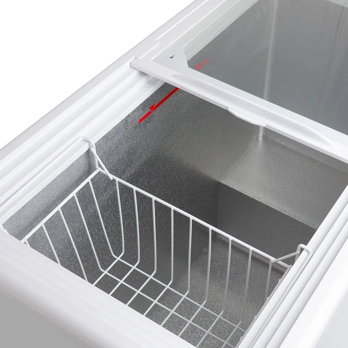 Congélateur coffre ECO 200 avec couvercle coulissant en verre