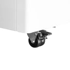 Congélateur coffre ECO 350 avec couvercle coulissant en verre, 4 roulettes