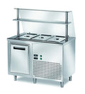 Table réfrigérée de distribution PROFI réfrigérée B200 avec portes battantes 1200x700x890 - 3x GN 1/1