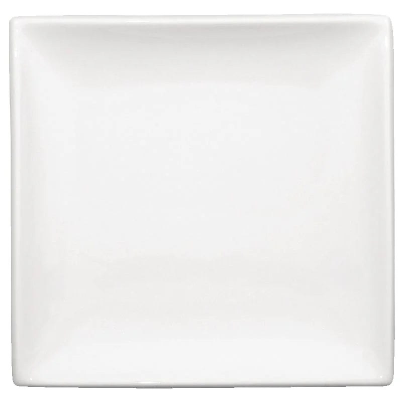 Assiettes carrées Olympia Whiteware 140 mm - 12 pcs