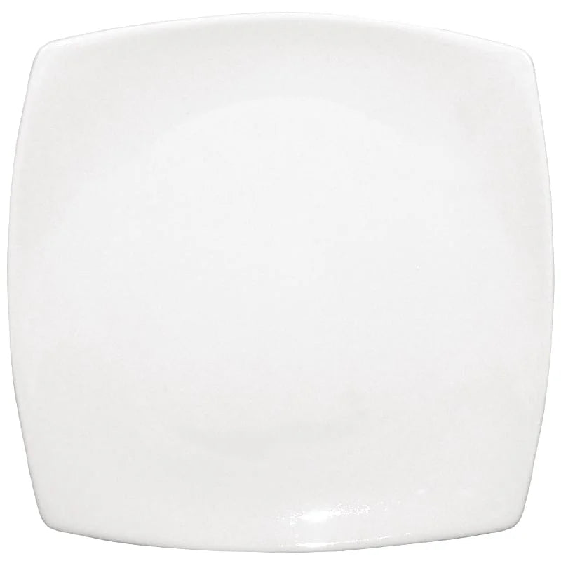 Olympia Whiteware Assiette blanche à coins arrondis 24 cm - 12 pcs.