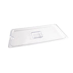 Couvercle GN Vogue avec encoche pour cuillère 1/1 en polycarbonate