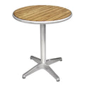 Table bistrot Bolero Ø600 mm frêne, 1 pied