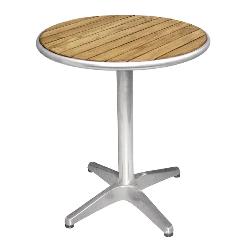 Table bistrot Bolero Ø600 mm frêne, 1 pied
