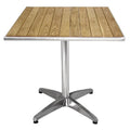 Bolero table bistrot 600x600 mm frêne, 1 pied