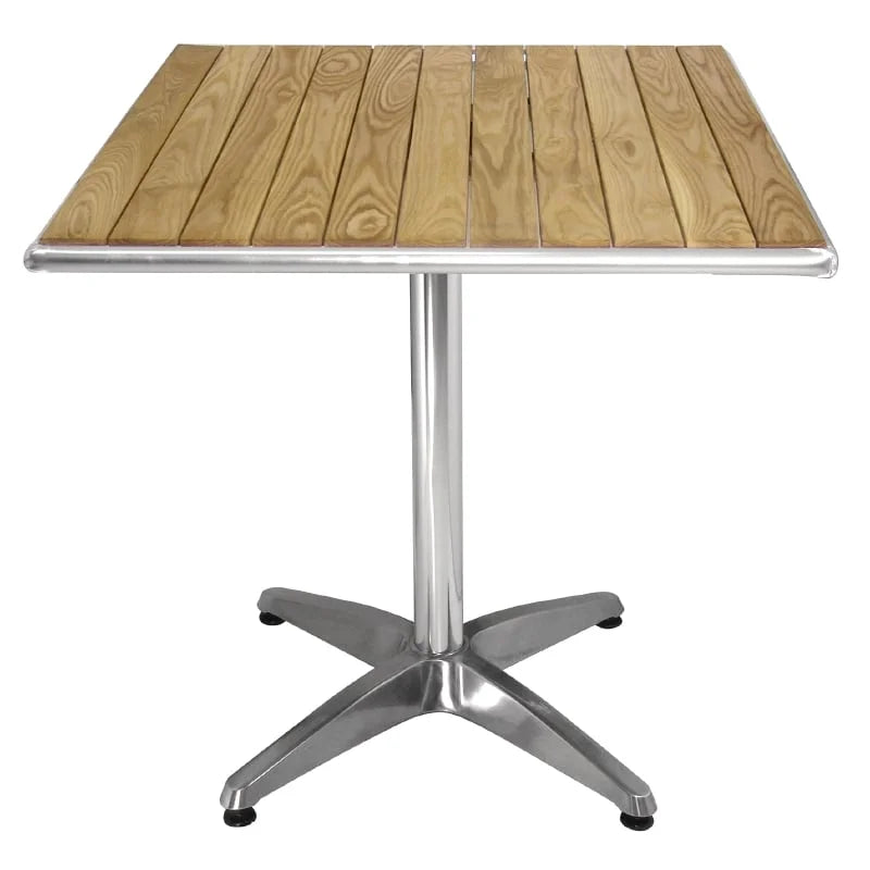 Bolero table bistrot 600x600 mm frêne, 1 pied