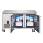 Comptoir réfrigéré 2 portes Polar série U 267L
