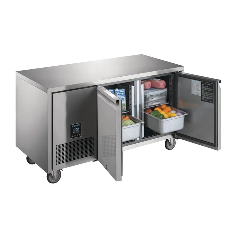 Comptoir réfrigéré 2 portes Polar série U 267L