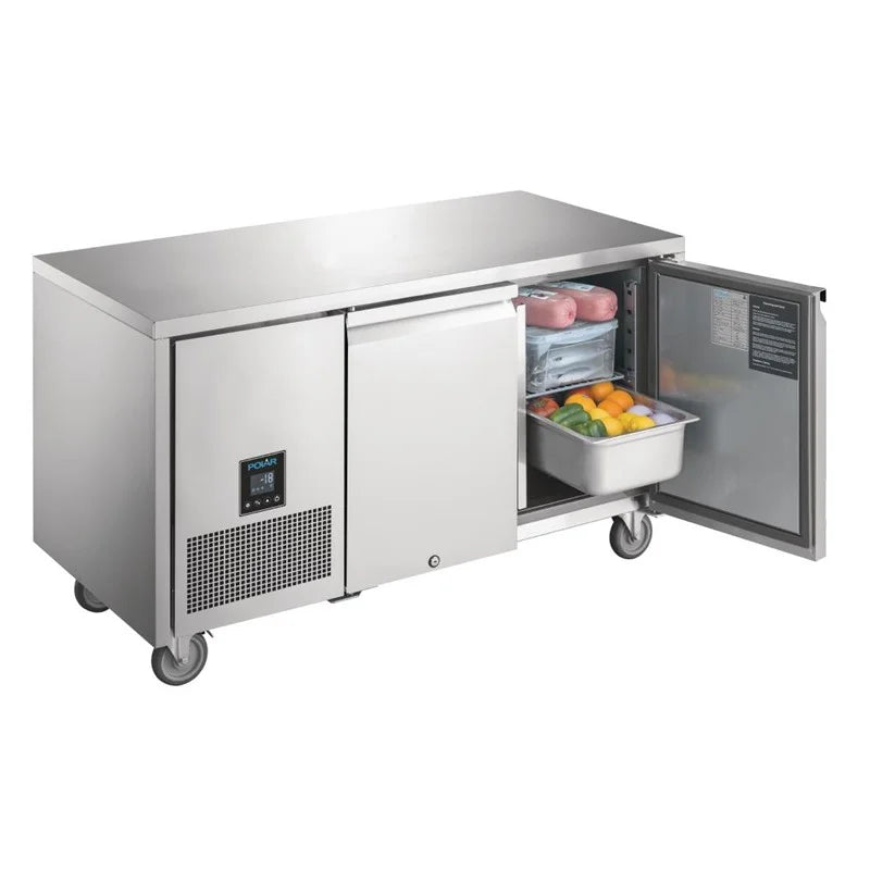 Comptoir congélateur 2 portes Polar Série U 267L