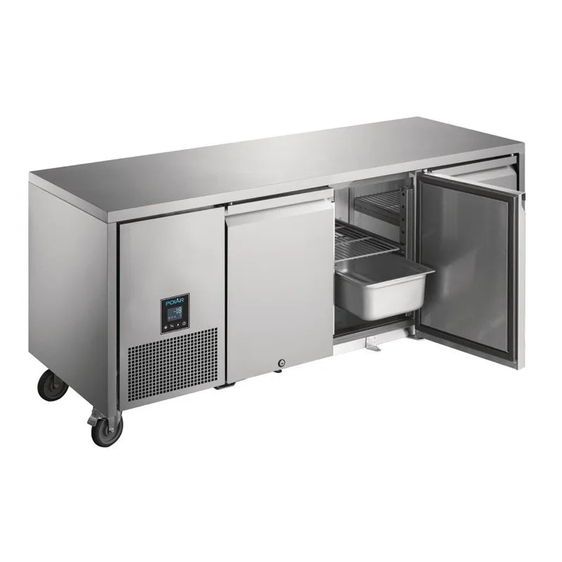 Comptoir congélateur 3 portes Polar Série U 420L