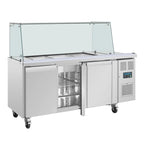 Saladette réfrigérée de comptoir 3 portes Polar Série U