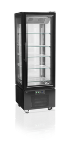 Tefcold Vitrine réfrigérée indépendante UPD400-F noire