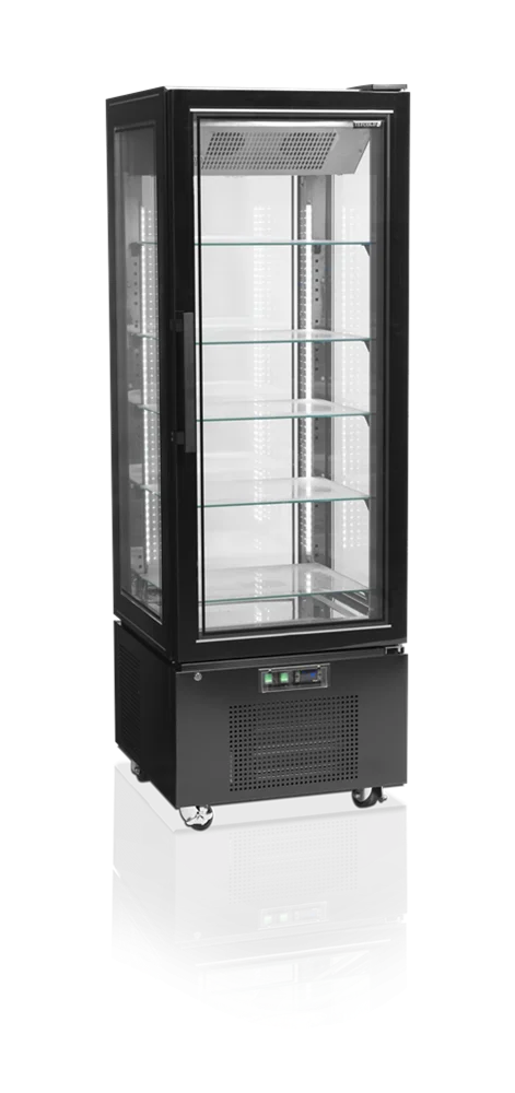 Tefcold Vitrine réfrigérée indépendante UPD400-F noire