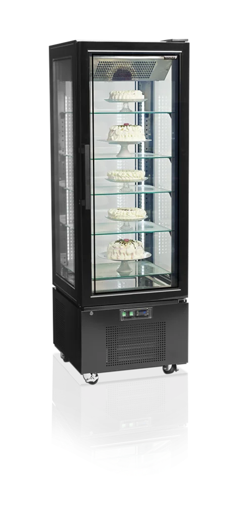 Tefcold Vitrine réfrigérée indépendante UPD400-F noire